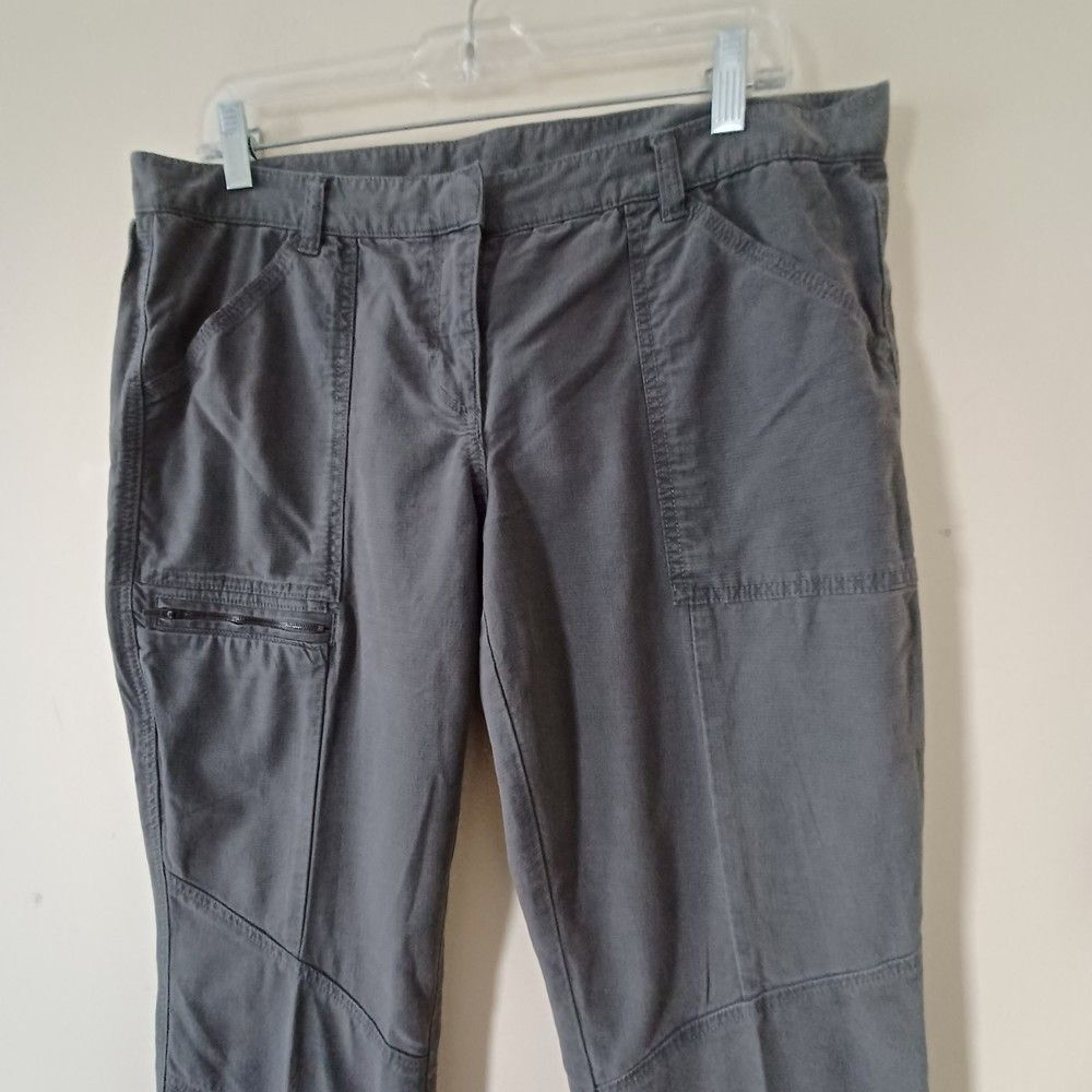 J Crew Cargo Pants Sz‎ 10 City Fit Ankle Skinny Utility Green Womens 37437 - Picture 4 of 9